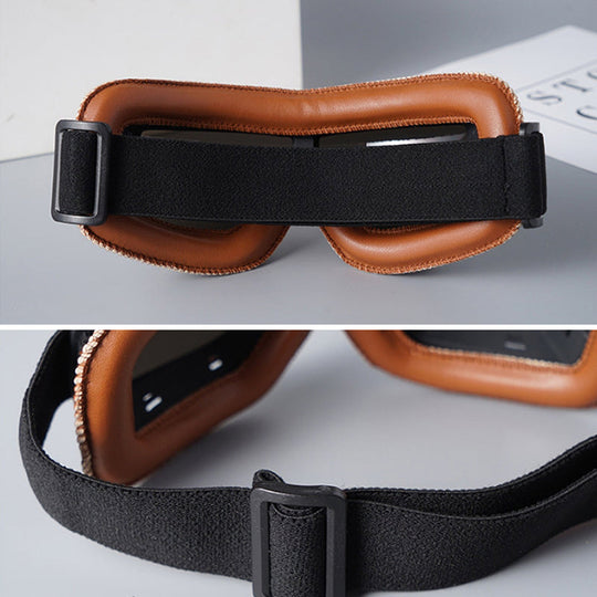 Unisex Retro Pilotenstijl Motorbril Sportief 1