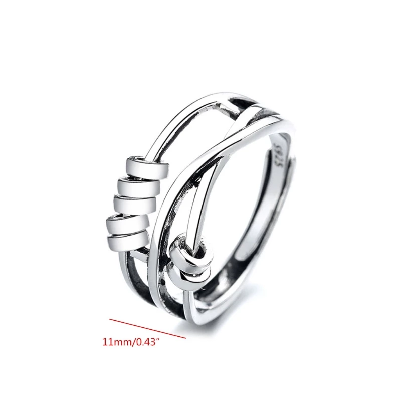Unisex Ring Modern Design Verstelbaar 3
