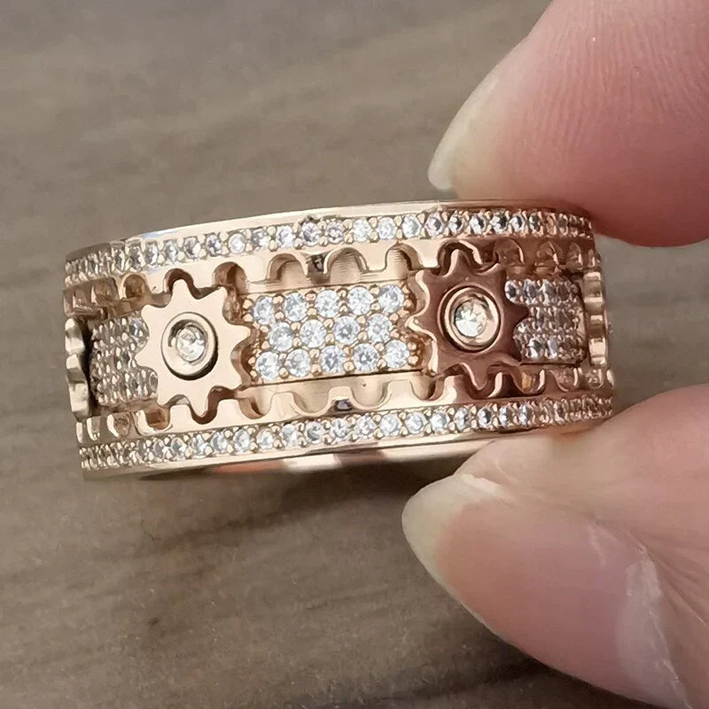 Unisex Roterende Ring Modern Design 4
