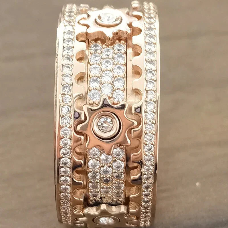 Unisex Roterende Ring Modern Design 6