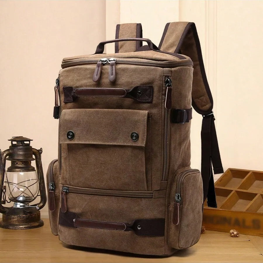 Unisex Rugzak met Laptopvak Vintage voor School en Avontuur 2