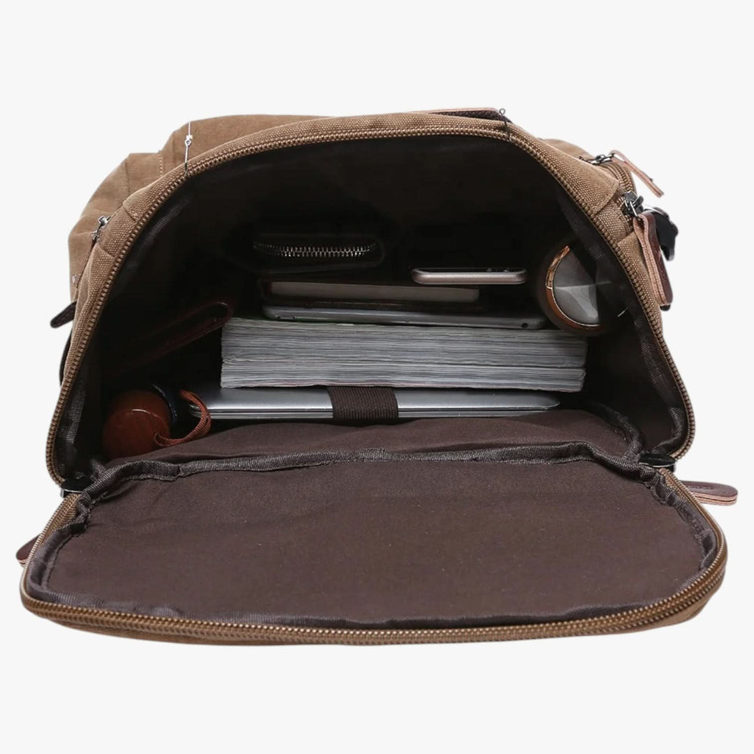 Unisex Rugzak met Laptopvak Vintage voor School en Avontuur 5