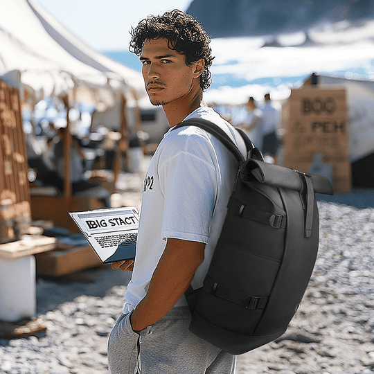 Unisex Uitbreidbare Reisrugzak met Laptopcompartiment 1