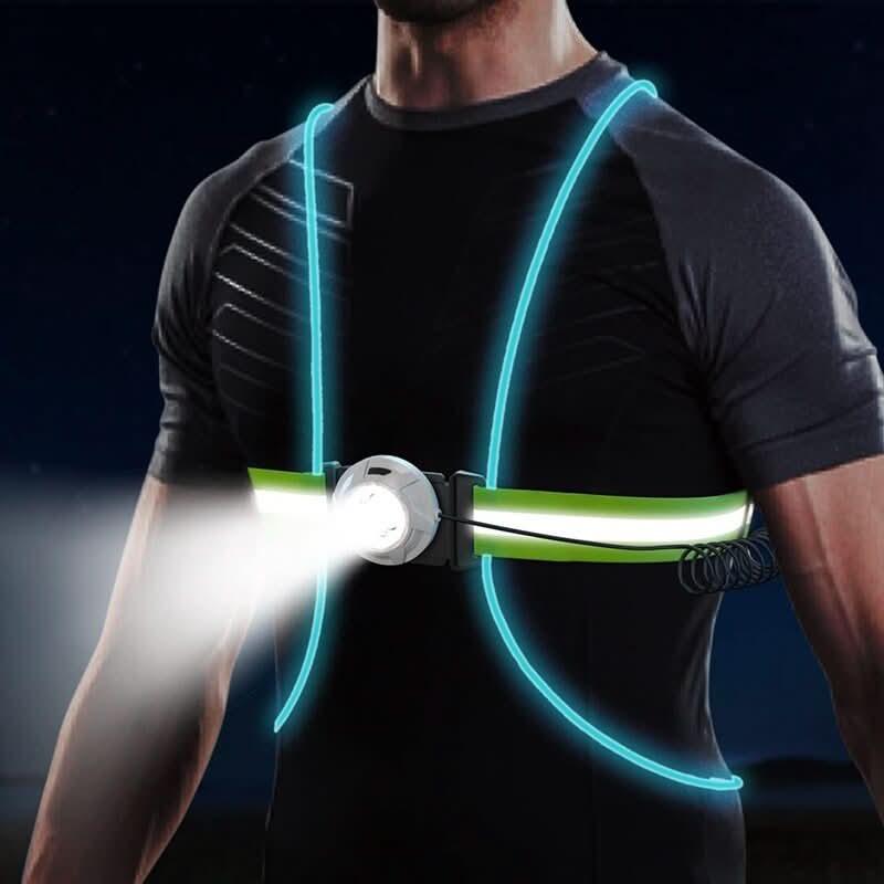 Unisex Veiligheidsvest LED voor Joggen en Buitenactiviteiten 1