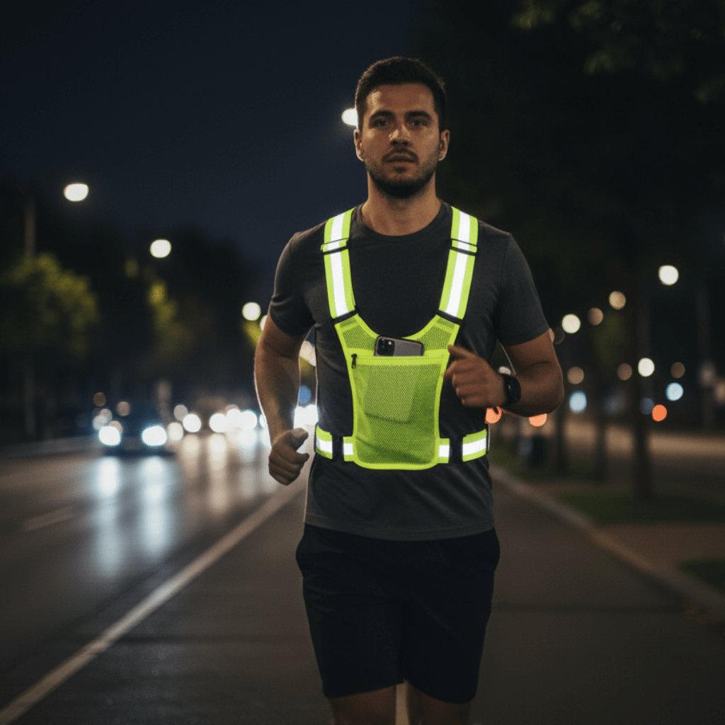 Unisex Veiligheidsvest Reflecterend voor Hardlopen en Fietsen 0