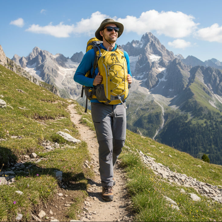 Unisex Wandelrugzak Lichtgewicht Ergonomisch Ontwerp voor Avontuurlijke Tochten 2
