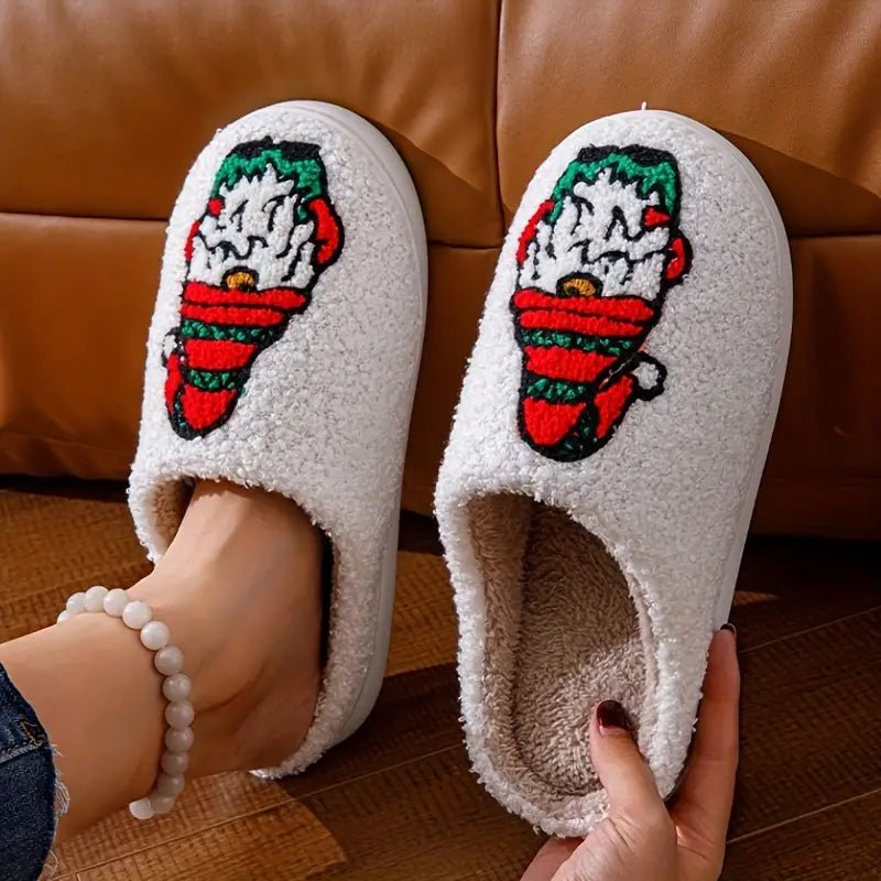 Unisex Warme Huispantoffels met Hertenmotief 4