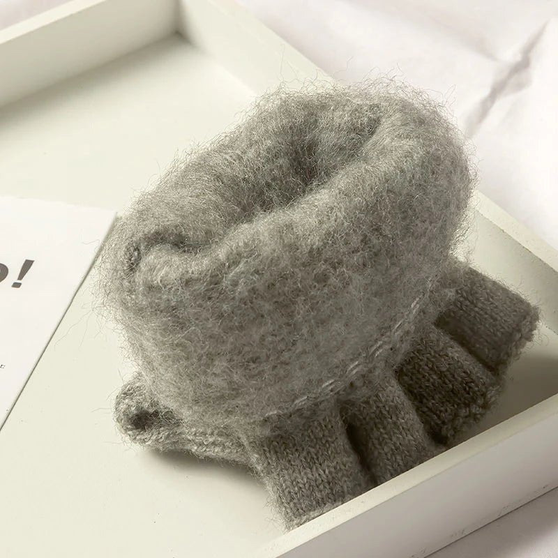 Unisex Winterhandschoenen met Halve Vingers en Touchscreen Functie 6