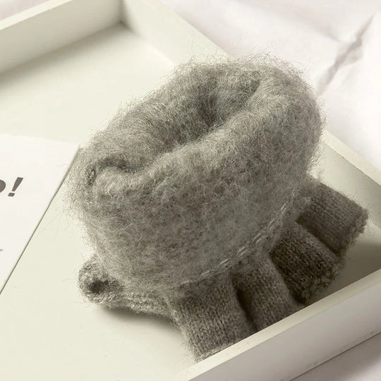 Unisex Winterhandschoenen met Halve Vingers en Touchscreen Functie 6