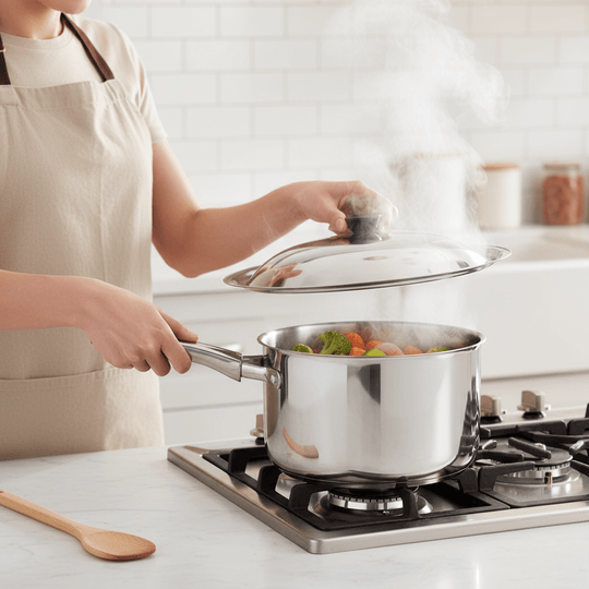 Universele Deksel voor Wokken en Pannen 2