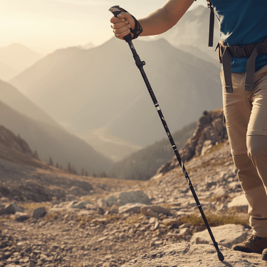 Verstelbare Trekkingstokken met Ergonomische Handgreep 0