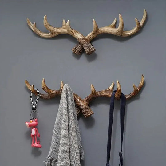 Vintage Wandhaak Antler Retro Stijl voor Thuis 6