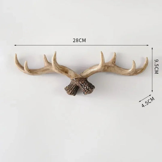 Vintage Wandhaak Antler Retro Stijl voor Thuis 7