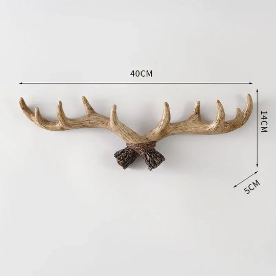 Vintage Wandhaak Antler Retro Stijl voor Thuis 8