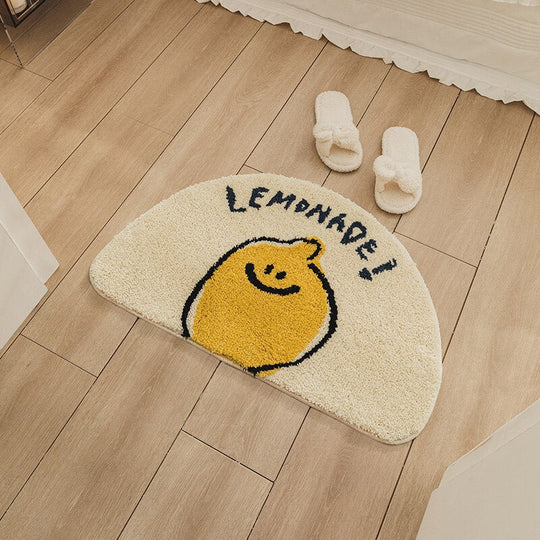 Vloerkleed met Citroendessin voor Badkamer en Interieur 3