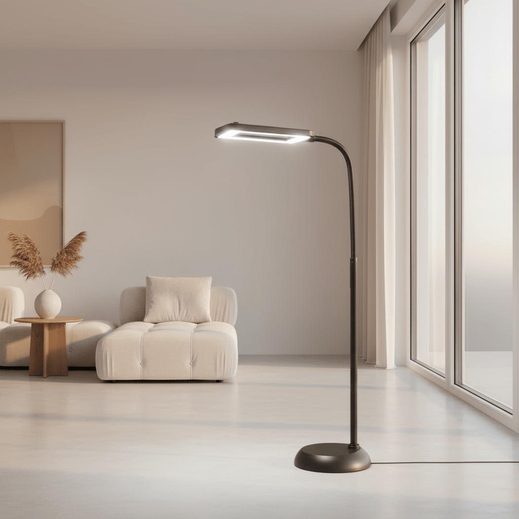 Vloerlamp met 3x Vergroting en LED Verlichting 4