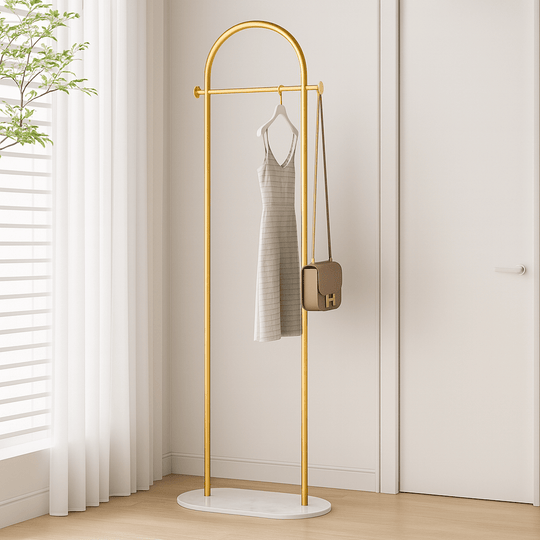 Vrijstaand Kledingrek Minimalistisch Design voor Jassen en Accessoires 0