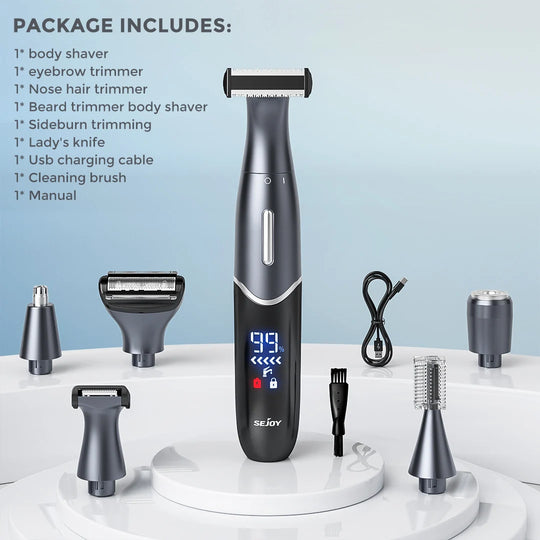 Vrouwelijke Elektrische Epilator Multifunctioneel Scheerapparaat 6