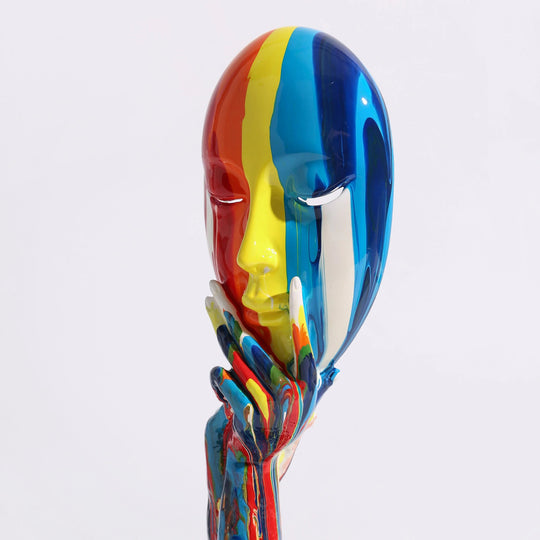 Vrouwelijke Kunstdecoratie Masker Modern 8