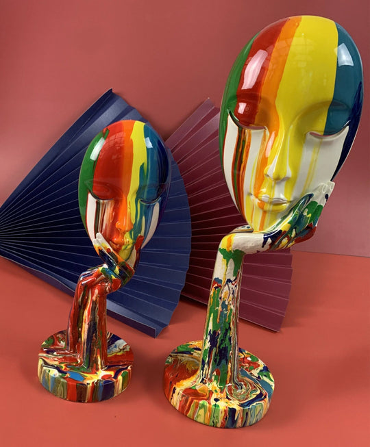 Vrouwelijke Kunstdecoratie Masker Modern 9