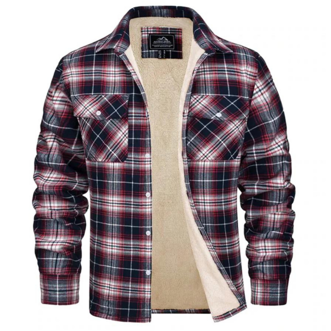 Vrouwen Fleece Gevoerde Ruitjack Comfortabel voor Herfst en Winter 5