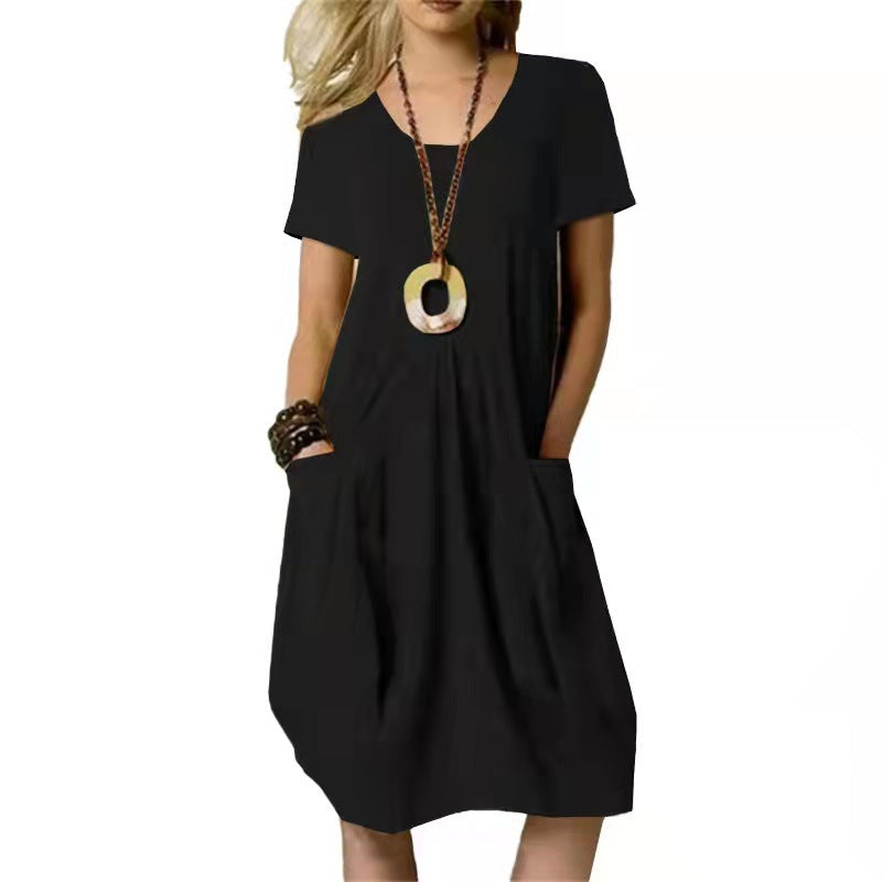 Vrouwen Knielanges Jurk Modern Ademend 2