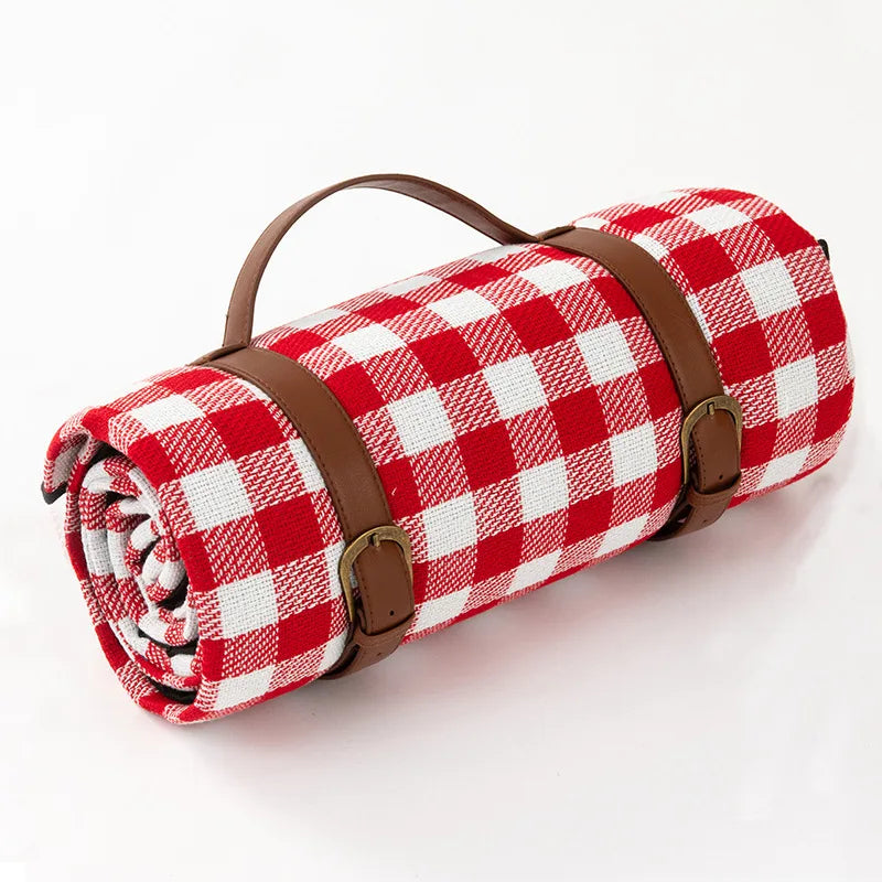 Vrouwen Opvouwbare Picknickdeken Ruitpatroon 0