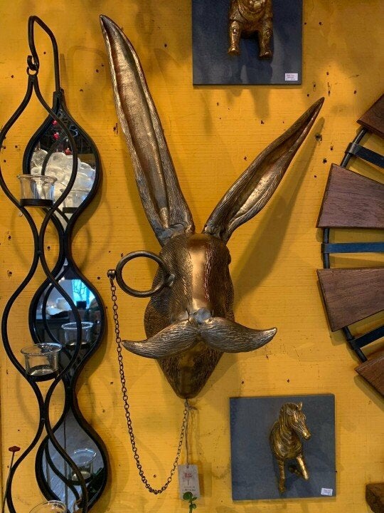 Wanddecoratie Dierenkop Speels voor Woonkamer Muurdecoratie 1