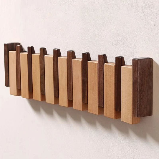 Wandkapstok in Pianostijl Handgemaakt 4