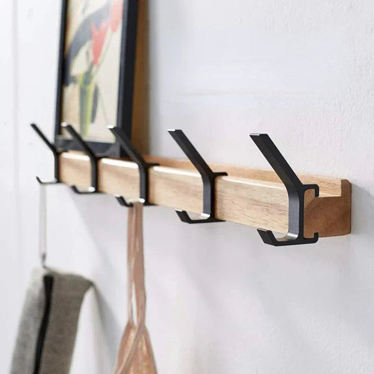 Wandkapstok met Beweegbare Haken Scandinavisch Design 1