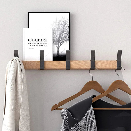 Wandkapstok met Beweegbare Haken Scandinavisch Design 3