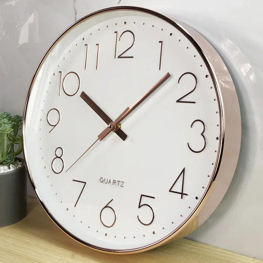 Wandklok Minimalistisch Design 30 cm Stille Beweging 5