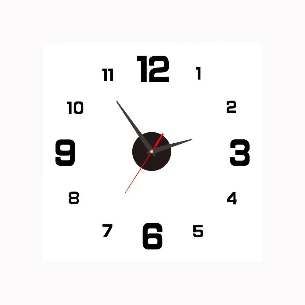 Wandklok Minimalistisch Design Stille Uurwerk voor Moderne Interieurs 9