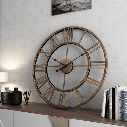 Wandklok Skelet Design Stille Beweging voor Thuis en Kantoor 1