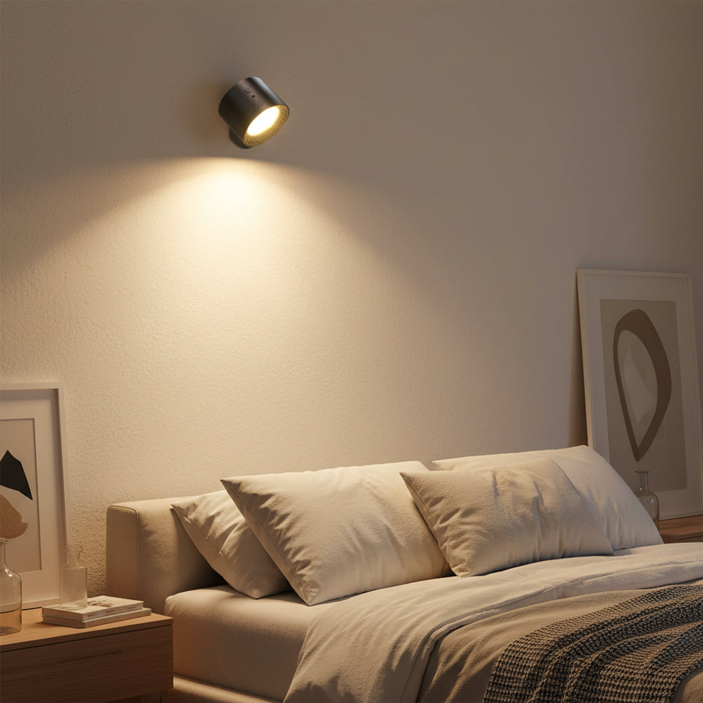 Wandlamp Dimbaar en 360° Draaibaar 2