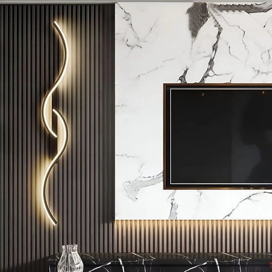 Wandlamp Gebogen Modern voor Binnengebruik met LED Verlichting 4