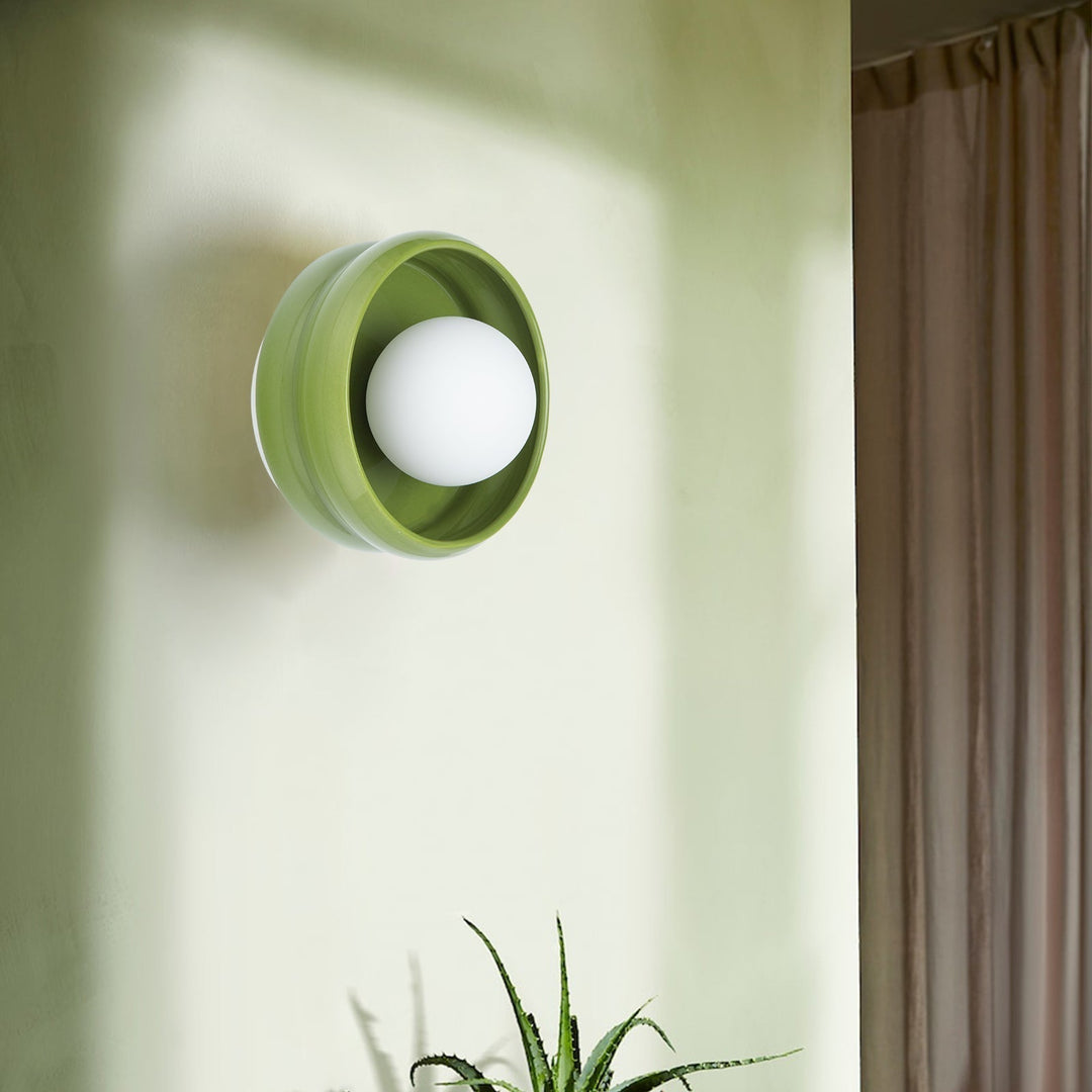 Wandlamp Ronde Keramische Stijl Modern voor Binnengebruik 7
