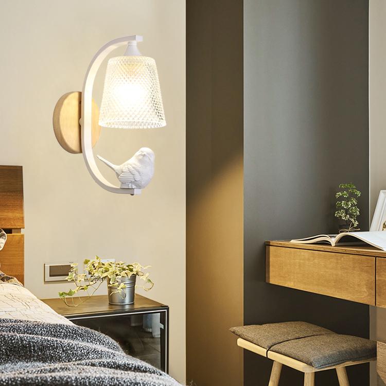 Wandlamp Rustiek Ontwerp Vogellamp voor Binnen Gebruik 1