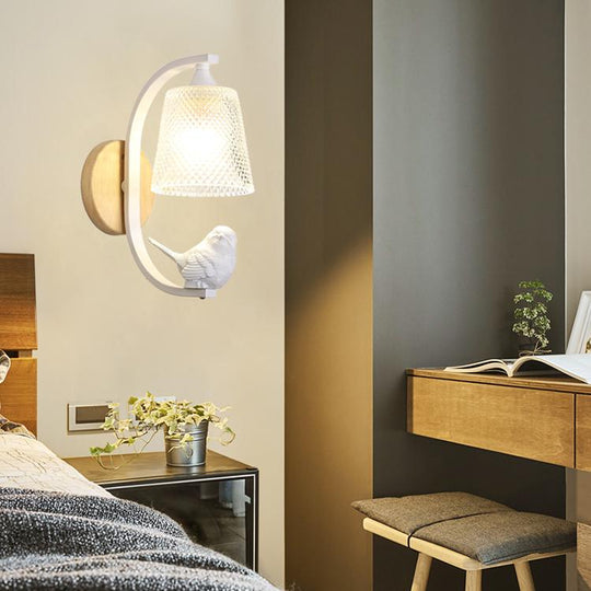 Wandlamp Rustiek Ontwerp Vogellamp voor Binnen Gebruik 1