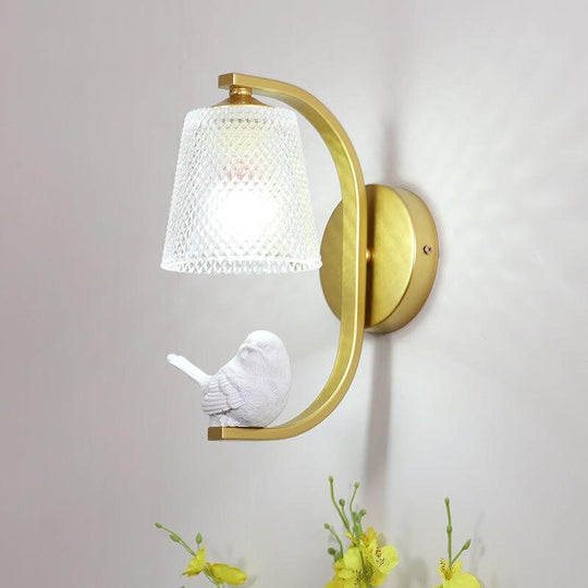 Wandlamp Rustiek Ontwerp Vogellamp voor Binnen Gebruik 2