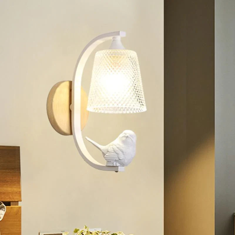 Wandlamp Rustiek Ontwerp Vogellamp voor Binnen Gebruik 3