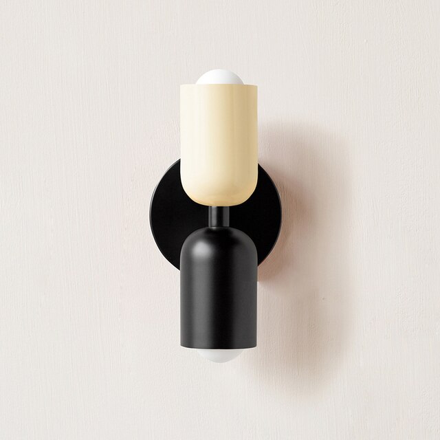 Wandlamp met Dubbele Kop Crèmekleurig 14