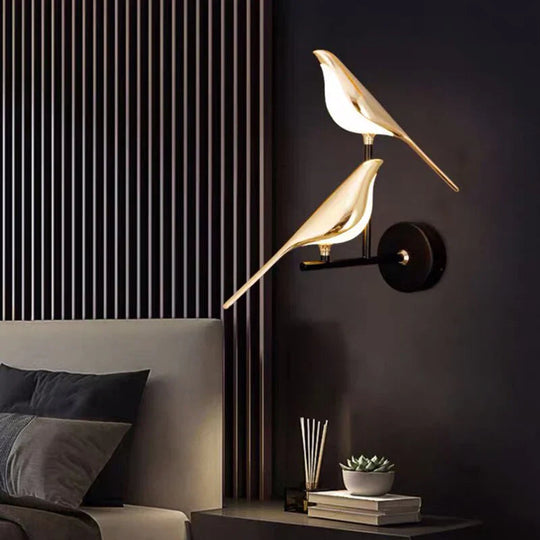 Wandlamp voor Thuis met Luxe Gouden Afwerking 5