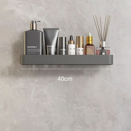 Wandplank voor Badkamer met Handdoekenrek en Boorvrije Installatie 4