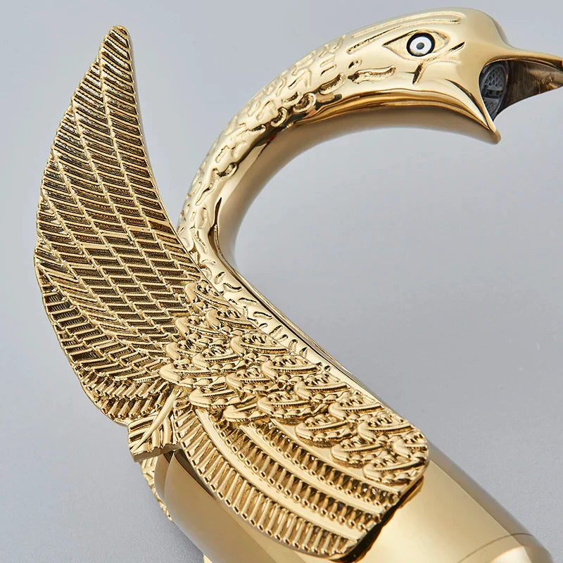 Wastafelkraan met Enkele Handgreep Gouden Afwerking 5