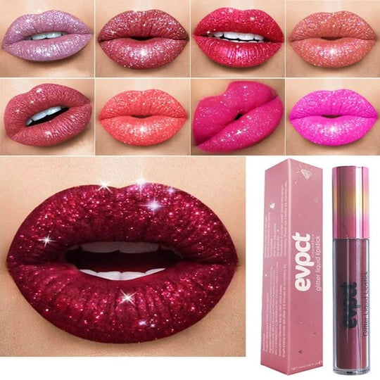 Waterdichte Glitter Lippenstift met Langdurige Glans 4