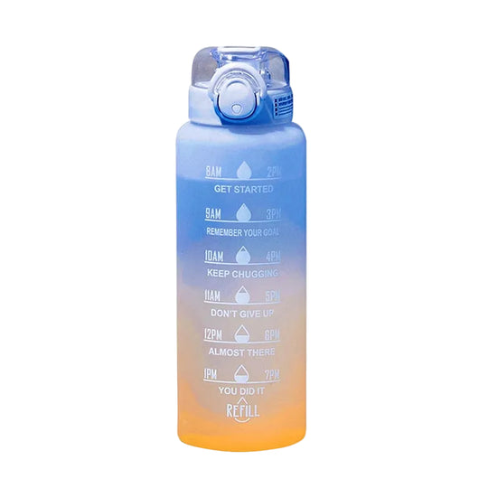 Waterfles met Motivatie en Tijdschema 0