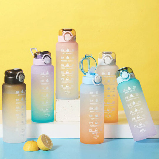 Waterfles met Motivatie en Tijdschema 1