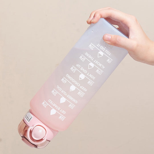 Waterfles met Motivatie en Tijdschema 5