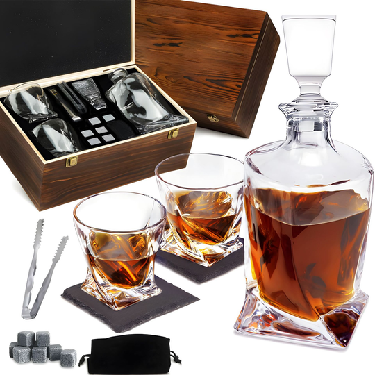 Whiskyset met Kristallen Karaf en Glazen 0